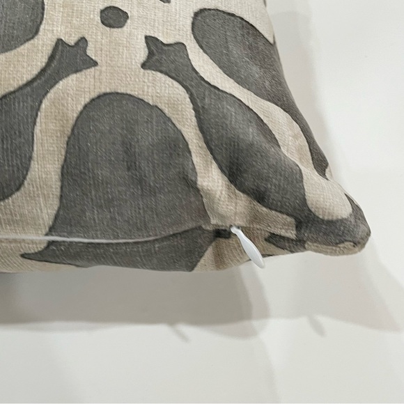 Room and Board Pillow by Galbraith & Paul Gray/Cream Accent Pillow - Picture 4 of 12